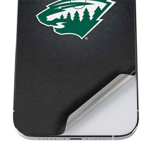NHL Minnesota Wild Black Background iPhone 12 Pro Max Skin